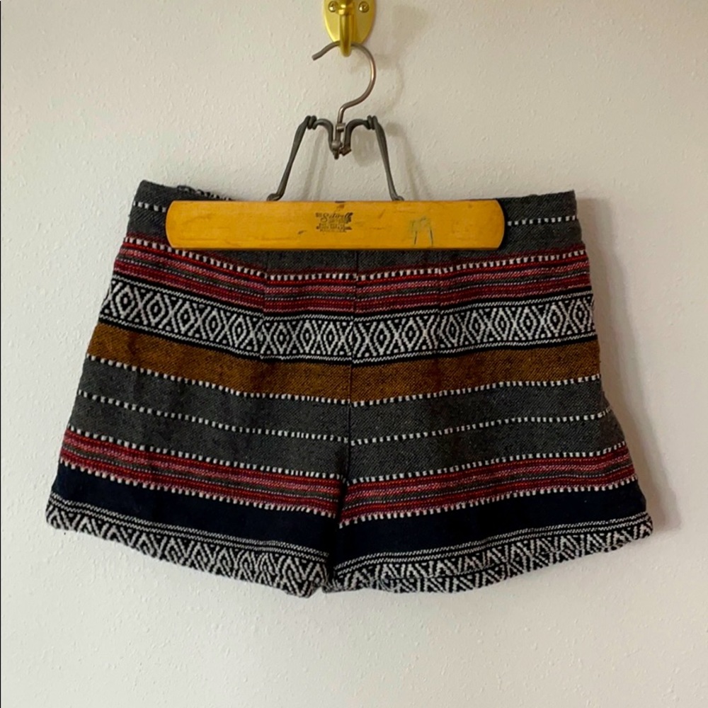 Woven Print Shorts